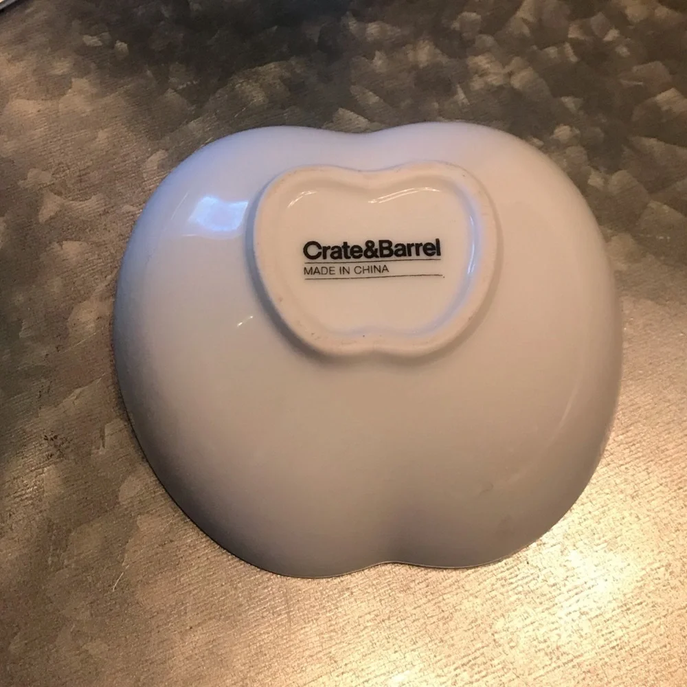 Crate & Barrel Apple Bowl